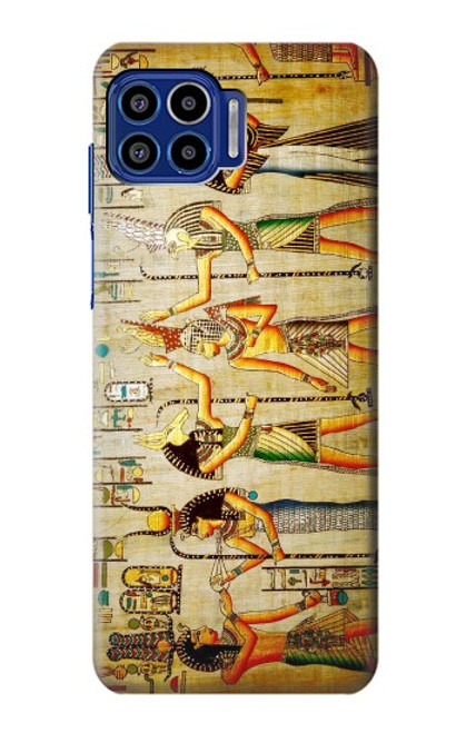 S0272 ウォールアート エジプト壁画 Egypt Wall Art Motorola One 5G バックケース、フリップケース・カバー