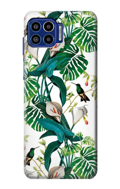 S3697 リーフライフバード Leaf Life Birds Motorola One 5G バックケース、フリップケース・カバー