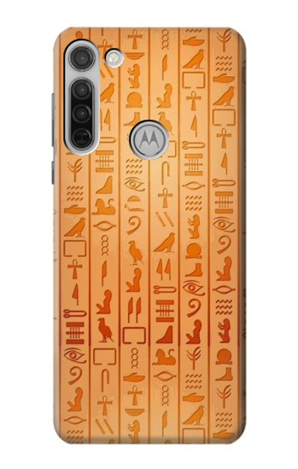 S3440 エジプトの象形文字 Egyptian Hieroglyphs Motorola Moto G8 バックケース、フリップケース・カバー