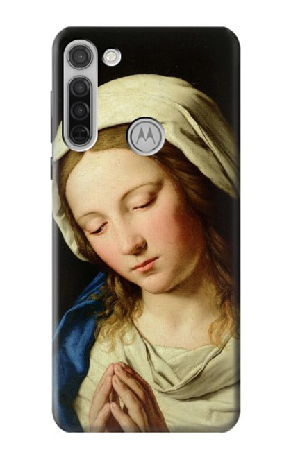 S3476 聖母マリアの祈り Virgin Mary Prayer Motorola Moto G8 バックケース、フリップケース・カバー