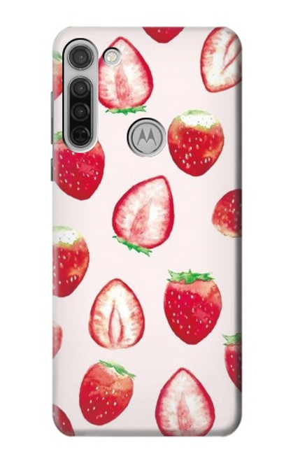 S3481 イチゴ Strawberry Motorola Moto G8 バックケース、フリップケース・カバー