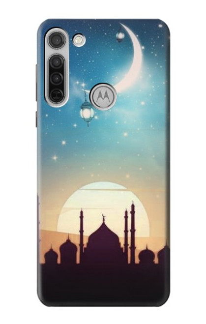 S3502 イスラムの夕日 Islamic Sunset Motorola Moto G8 バックケース、フリップケース・カバー