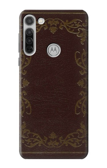 S3553 ヴィンテージブックカバー Vintage Book Cover Motorola Moto G8 バックケース、フリップケース・カバー