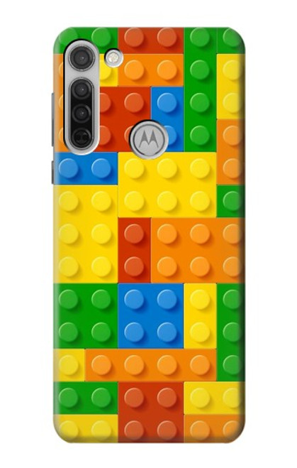 S3595 レンガのおもちゃ Brick Toy Motorola Moto G8 バックケース、フリップケース・カバー