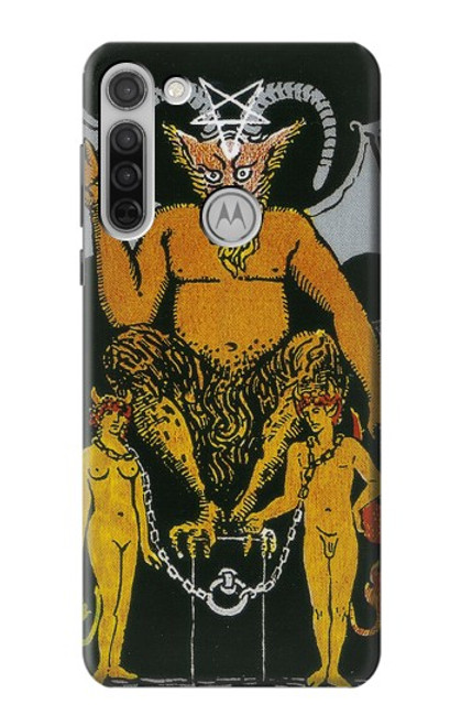 S3740 タロットカード悪魔 Tarot Card The Devil Motorola Moto G8 バックケース、フリップケース・カバー