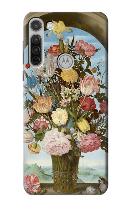 S3749 花瓶 Vase of Flowers Motorola Moto G8 バックケース、フリップケース・カバー