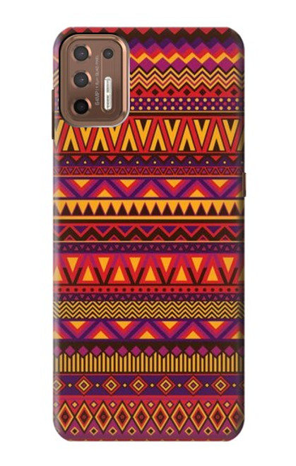 S3404 アステカパターン Aztecs Pattern Motorola Moto G9 Plus バックケース、フリップケース・カバー