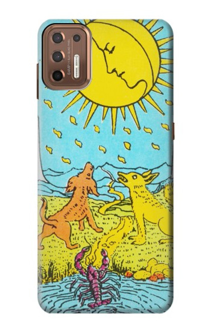 S3435 タロットカード月 Tarot Card Moon Motorola Moto G9 Plus バックケース、フリップケース・カバー