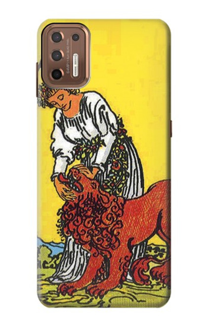 S3458 タロットカード 力 Strength Tarot Card Motorola Moto G9 Plus バックケース、フリップケース・カバー