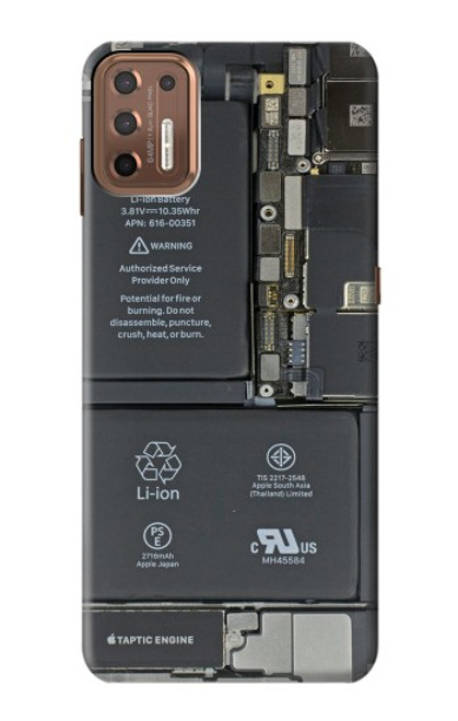S3467 携帯電話の中のグラフィック Inside Mobile Phone Graphic Motorola Moto G9 Plus バックケース、フリップケース・カバー
