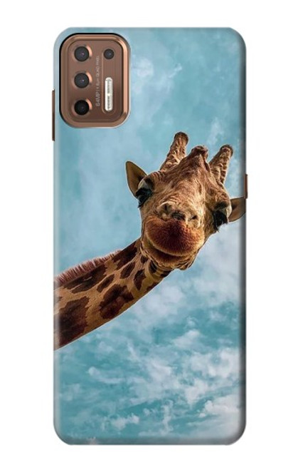 S3680 かわいいスマイルキリン Cute Smile Giraffe Motorola Moto G9 Plus バックケース、フリップケース・カバー