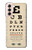 S2502 目の検査図ポスター Eye Exam Chart Decorative Decoupage Poster Samsung Galaxy S21 5G バックケース、フリップケース・カバー