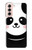 S2662 可愛いパンダ Cute Panda Cartoon Samsung Galaxy S21 5G バックケース、フリップケース・カバー