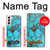 S2685 アクアターコイズ宝石グラフィックプリント Aqua Turquoise Gemstone Graphic Printed Samsung Galaxy S21 5G バックケース、フリップケース・カバー