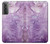 S2690 アメジスト結晶グラフィックプリント Amethyst Crystals Graphic Printed Samsung Galaxy S21 5G バックケース、フリップケース・カバー