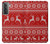 S2835 クリスマス トナカイ パターン Christmas Reindeer Knitted Pattern Samsung Galaxy S21 5G バックケース、フリップケース・カバー