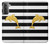 S2882 黒と白のストライプ ゴールドドルフィン Black and White Striped Gold Dolphin Samsung Galaxy S21 5G バックケース、フリップケース・カバー