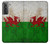 S2976 ウェールズサッカー Wales Football Soccer Red Dragon Flag Samsung Galaxy S21 5G バックケース、フリップケース・カバー