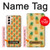 S3258 パイナップル柄 Pineapple Pattern Samsung Galaxy S21 5G バックケース、フリップケース・カバー