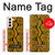 S3365 黄パイソンの皮膚 グラフィックプリント Yellow Python Skin Graphic Print Samsung Galaxy S21 5G バックケース、フリップケース・カバー