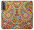 S3402 ペイズリー花柄 Floral Paisley Pattern Seamless Samsung Galaxy S21 5G バックケース、フリップケース・カバー
