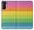 S2363 レインボー柄 Rainbow Pattern Samsung Galaxy S21 Plus 5G, Galaxy S21+ 5G バックケース、フリップケース・カバー