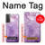 S2690 アメジスト結晶グラフィックプリント Amethyst Crystals Graphic Printed Samsung Galaxy S21 Plus 5G, Galaxy S21+ 5G バックケース、フリップケース・カバー