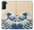 S2790 北斎 神奈川沖浪裏 Hokusai Under The Wave off Kanagawa Samsung Galaxy S21 Plus 5G, Galaxy S21+ 5G バックケース、フリップケース・カバー