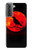 S3328 カラス赤い月 Crow Red Moon Samsung Galaxy S21 Plus 5G, Galaxy S21+ 5G バックケース、フリップケース・カバー