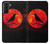 S3328 カラス赤い月 Crow Red Moon Samsung Galaxy S21 Plus 5G, Galaxy S21+ 5G バックケース、フリップケース・カバー