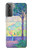 S3349 ポール・シニャック Paul Signac Terrace of Meudon Samsung Galaxy S21 Plus 5G, Galaxy S21+ 5G バックケース、フリップケース・カバー