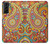 S3402 ペイズリー花柄 Floral Paisley Pattern Seamless Samsung Galaxy S21 Plus 5G, Galaxy S21+ 5G バックケース、フリップケース・カバー