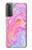 S3444 デジタルアートカラフルな液体 Digital Art Colorful Liquid Samsung Galaxy S21 Plus 5G, Galaxy S21+ 5G バックケース、フリップケース・カバー