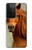 S1595 美しいブラウン馬 Beautiful Brown Horse Samsung Galaxy S21 Ultra 5G バックケース、フリップケース・カバー