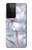 S2316 ダークブルーマーブルグラフィック Dark Blue Marble Texture Graphic Print Samsung Galaxy S21 Ultra 5G バックケース、フリップケース・カバー