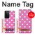 S2358 ピンクの水玉 Pink Polka Dots Samsung Galaxy S21 Ultra 5G バックケース、フリップケース・カバー