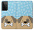 S2669 犬の足 骨 可愛い漫画のパターン Cute Dog Paws Bones Cartoon Samsung Galaxy S21 Ultra 5G バックケース、フリップケース・カバー