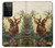 S2841 ヴィンテージ トナカイ クリスマス Vintage Reindeer Christmas Samsung Galaxy S21 Ultra 5G バックケース、フリップケース・カバー