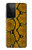S3365 黄パイソンの皮膚 グラフィックプリント Yellow Python Skin Graphic Print Samsung Galaxy S21 Ultra 5G バックケース、フリップケース・カバー