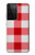 S3535 レッドギンガム Red Gingham Samsung Galaxy S21 Ultra 5G バックケース、フリップケース・カバー