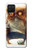 S1133 目を覚ますフクロウ Wake up Owl Samsung Galaxy A12 バックケース、フリップケース・カバー