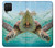 S1377 ウミガメ Ocean Sea Turtle Samsung Galaxy A12 バックケース、フリップケース・カバー