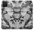 S1721 雪迷彩グラフィックプリント Snow Camo Camouflage Graphic Printed Samsung Galaxy A12 バックケース、フリップケース・カバー