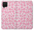 S2213 ピンクのヒョウ柄 Pink Leopard Pattern Samsung Galaxy A12 バックケース、フリップケース・カバー