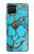 S2685 アクアターコイズ宝石グラフィックプリント Aqua Turquoise Gemstone Graphic Printed Samsung Galaxy A12 バックケース、フリップケース・カバー
