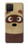 S2825 かわいいアライグマ Cute Cartoon Raccoon Samsung Galaxy A12 バックケース、フリップケース・カバー