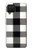 S2842 ブラックとホワイトバッファローチェック柄 Black and White Buffalo Check Pattern Samsung Galaxy A12 バックケース、フリップケース・カバー