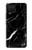 S2895 ブラックマーブルグラフィックプリント Black Marble Graphic Printed Samsung Galaxy A12 バックケース、フリップケース・カバー
