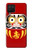 S3045 ダルマ人形 Japan Good Luck Daruma Doll Samsung Galaxy A12 バックケース、フリップケース・カバー