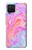 S3444 デジタルアートカラフルな液体 Digital Art Colorful Liquid Samsung Galaxy A12 バックケース、フリップケース・カバー